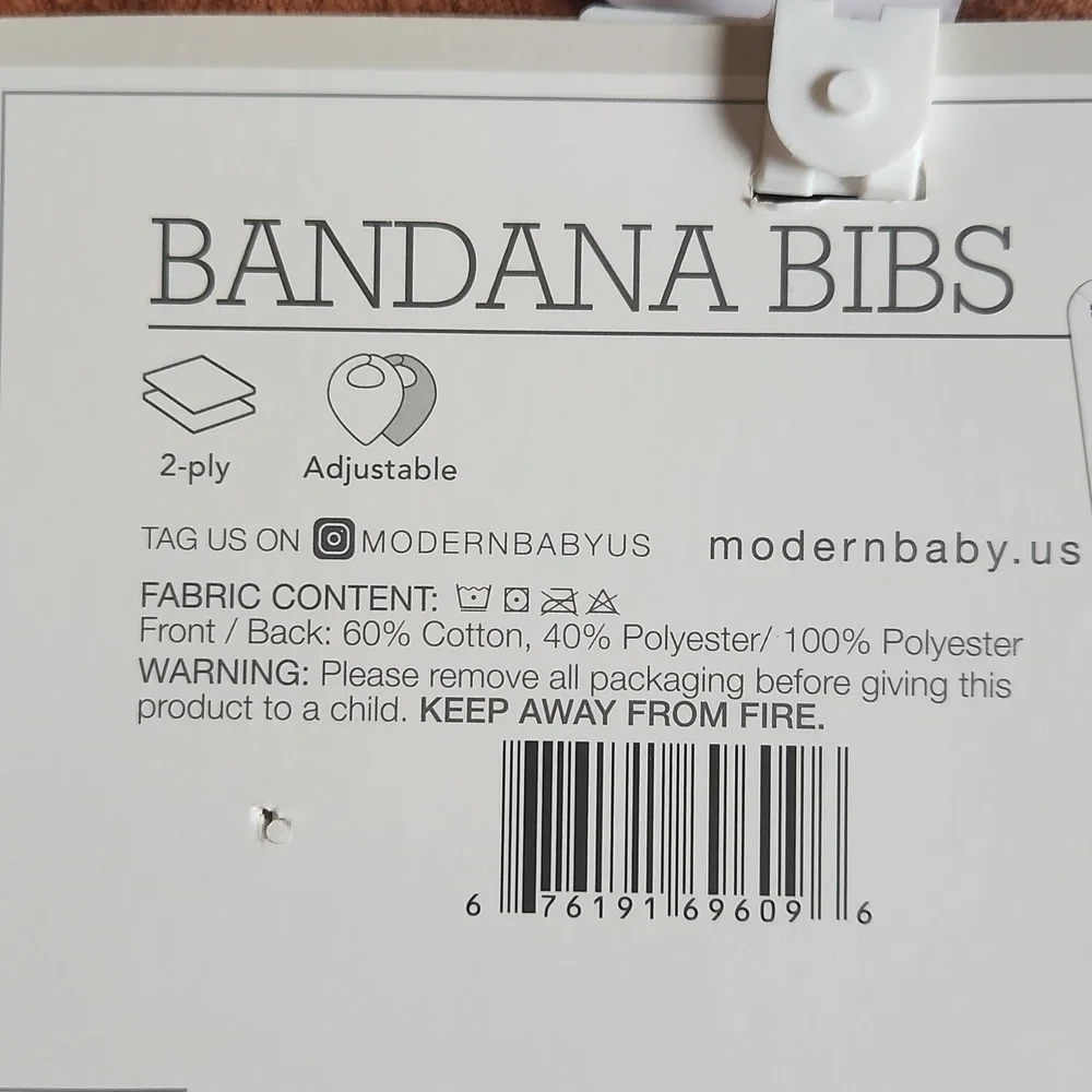 Modern Baby Bandana Bibs and Little me Socks